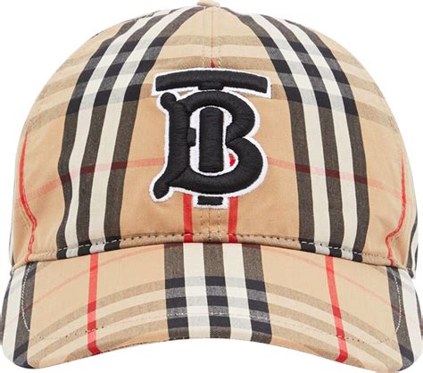 tb burberry hat|Burberry technical check hat.